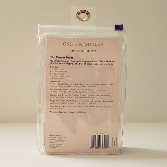 GLAMSQUAD Makeup 25 Gsq By Glamsquad 5 Piece Brush Set Poshmark